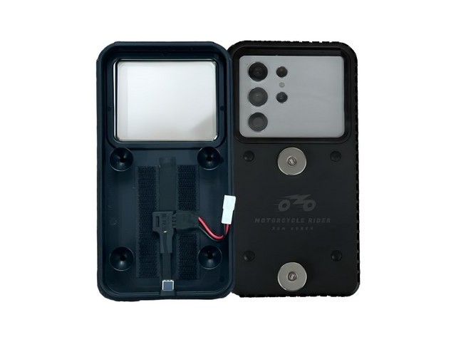 [배달대행 아이폰 방수케이스] 착용하면 멋진 오토바이 고속충전 자석 방한 열선 방수 케이스 전기종호환 배달대행 방수팩 거치대 딱판 찍판 열선추가 가능